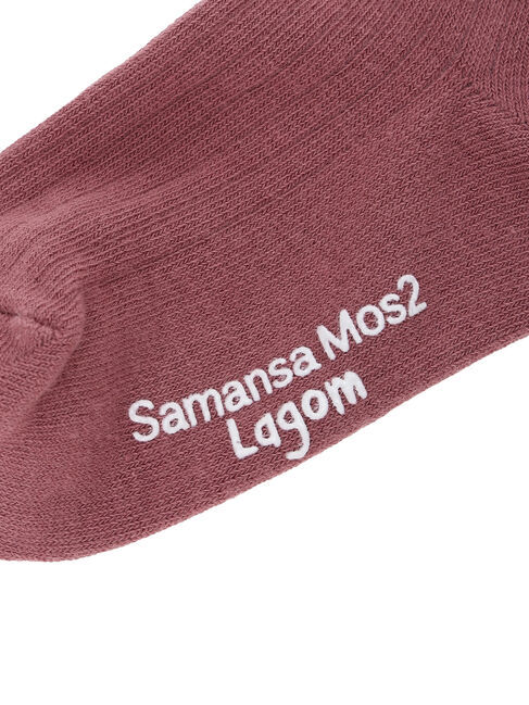 Samansa Mos2 Lagom「リボン付ハイソックス」|ソックス|