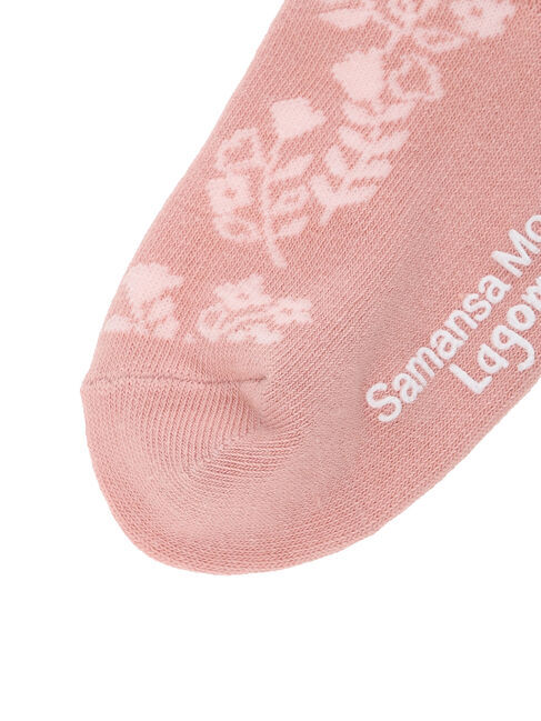 Samansa Mos2 Lagom「花柄ソックス」|ソックス|