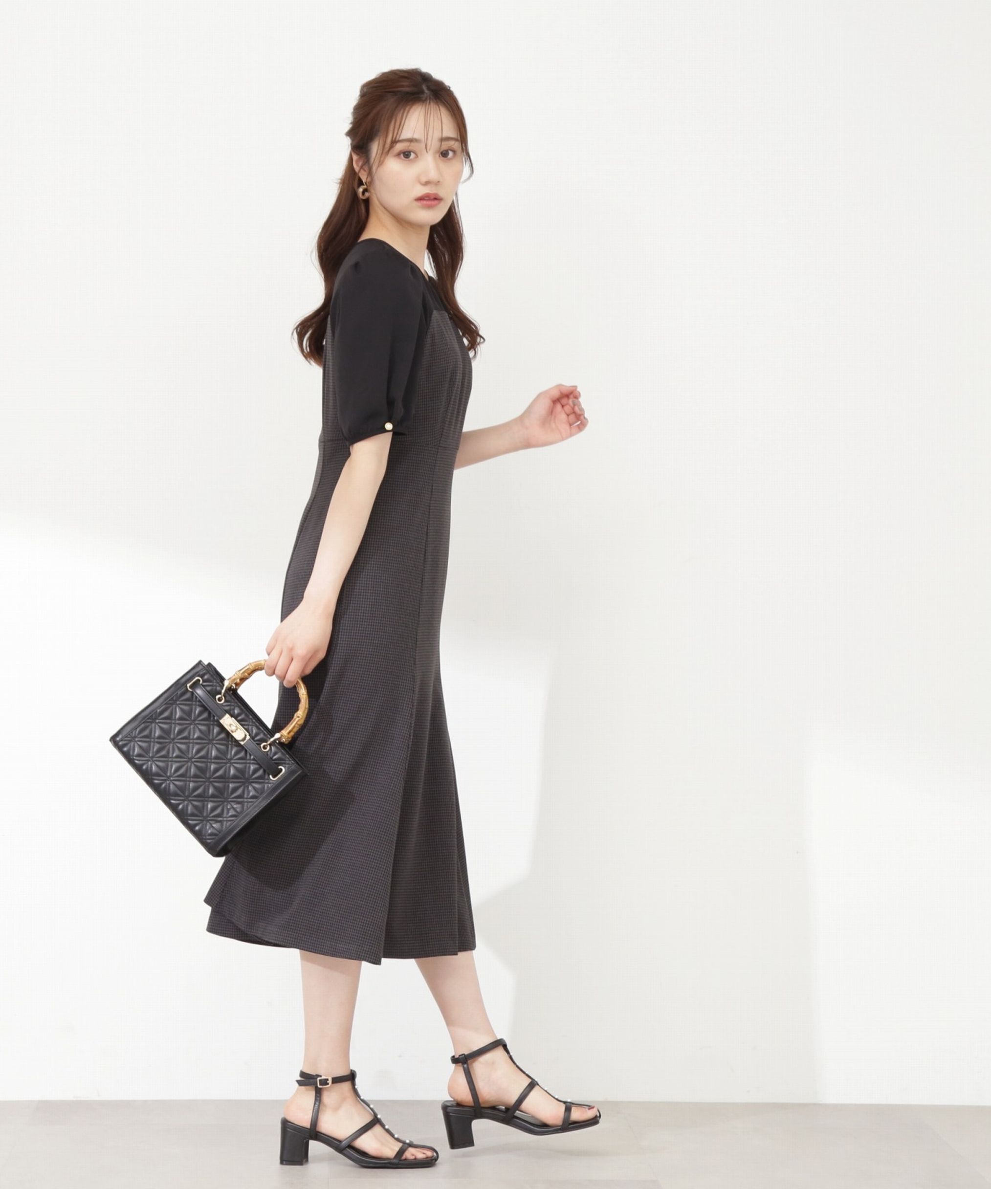 PROPORTION BODY DRESSING「チェックドッキングワンピース」|ワンピース|
