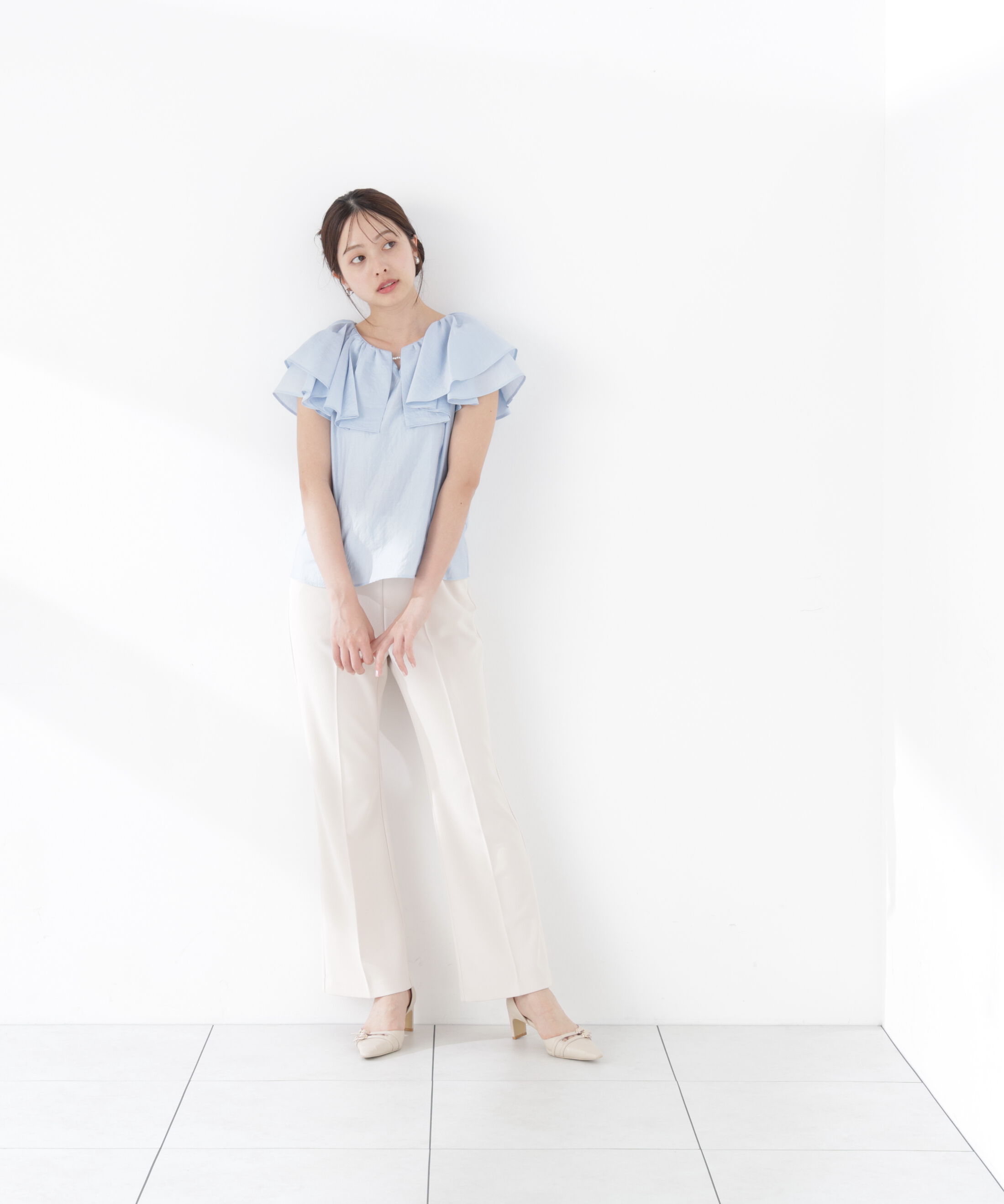 PROPORTION BODY DRESSING「〈a/mie〉セミフレアーパンツ26SS」|その他|