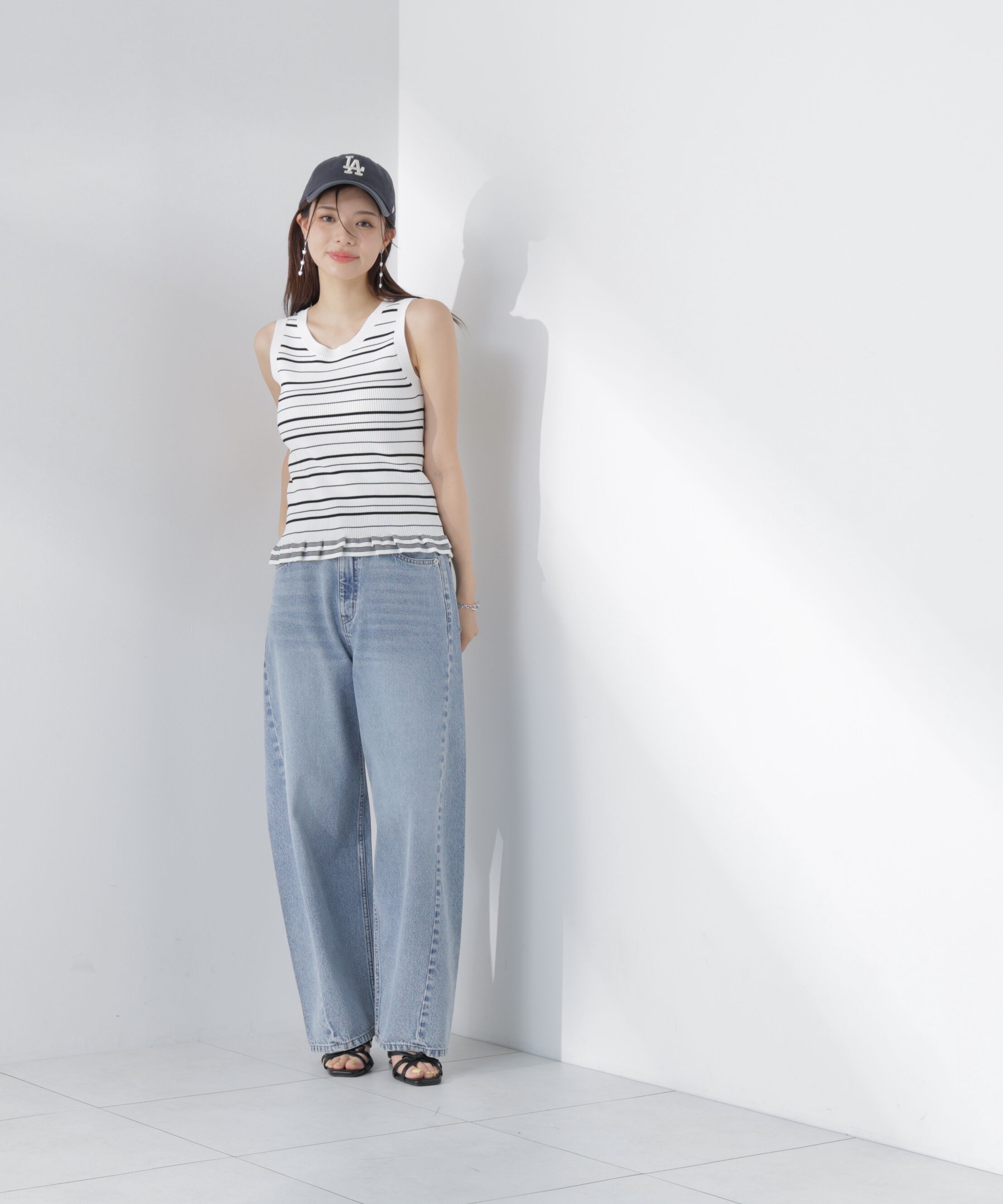 PROPORTION BODY DRESSING「裾フリルニットトップス」|ニット・セーター|