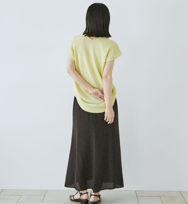 Doux archives「【吸水速乾・接触冷感】ドットマーメイドスカート」|スカート|