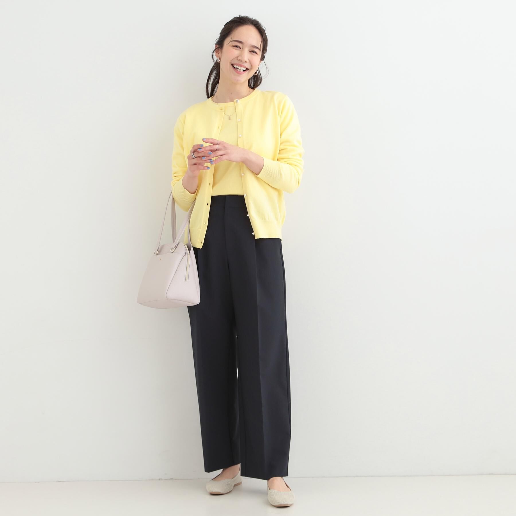 SHOO･LA･RUE「【軽量/2WAY】ロングハンドル ラウンドトートバッグ」|トートバッグ|