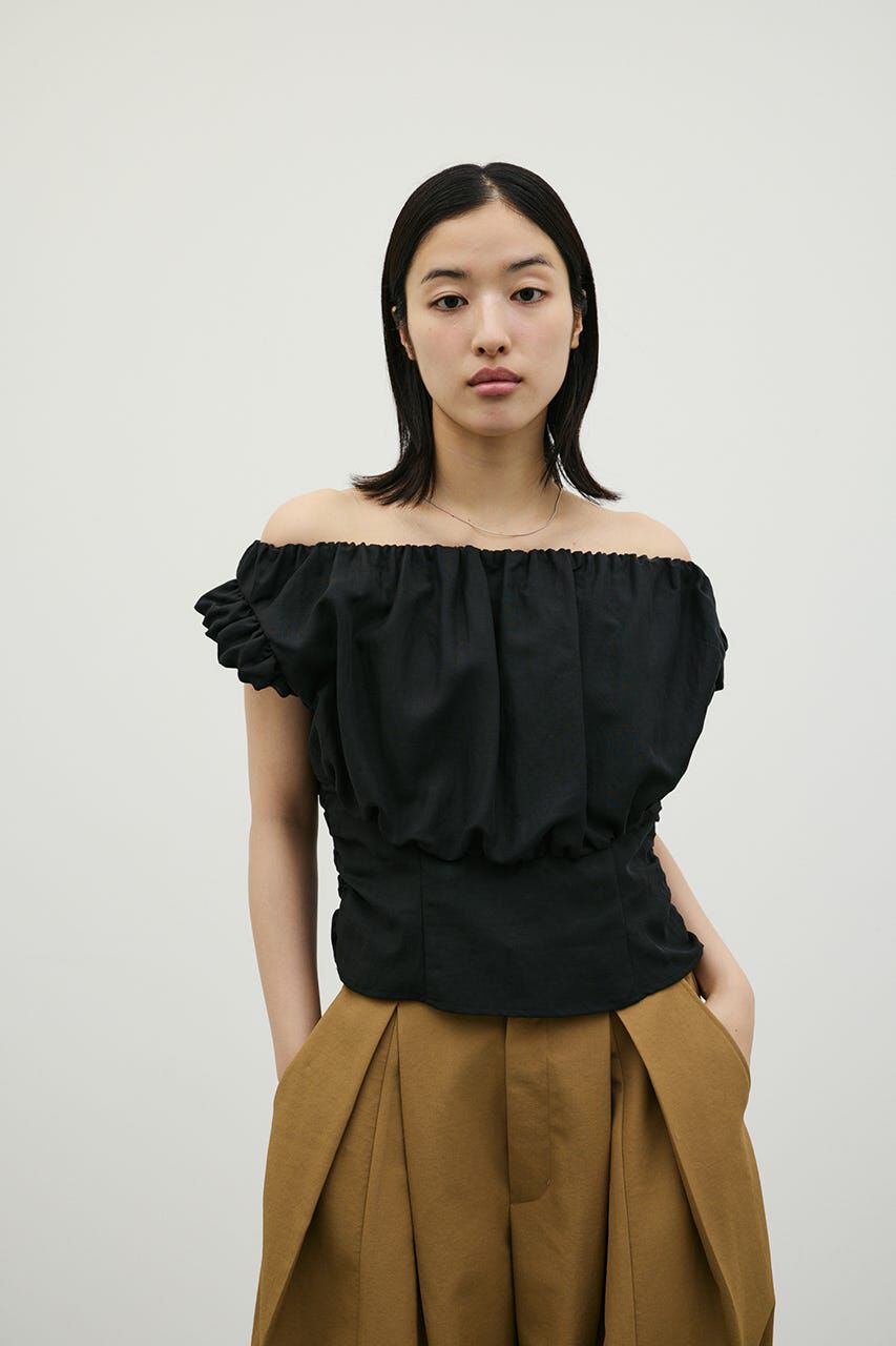 STYLEMIXER「オフショルギャザーコルセットトップ」|その他|
