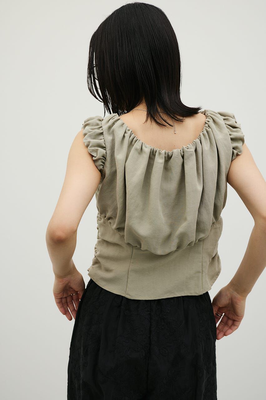 STYLEMIXER「オフショルギャザーコルセットトップ」|その他|