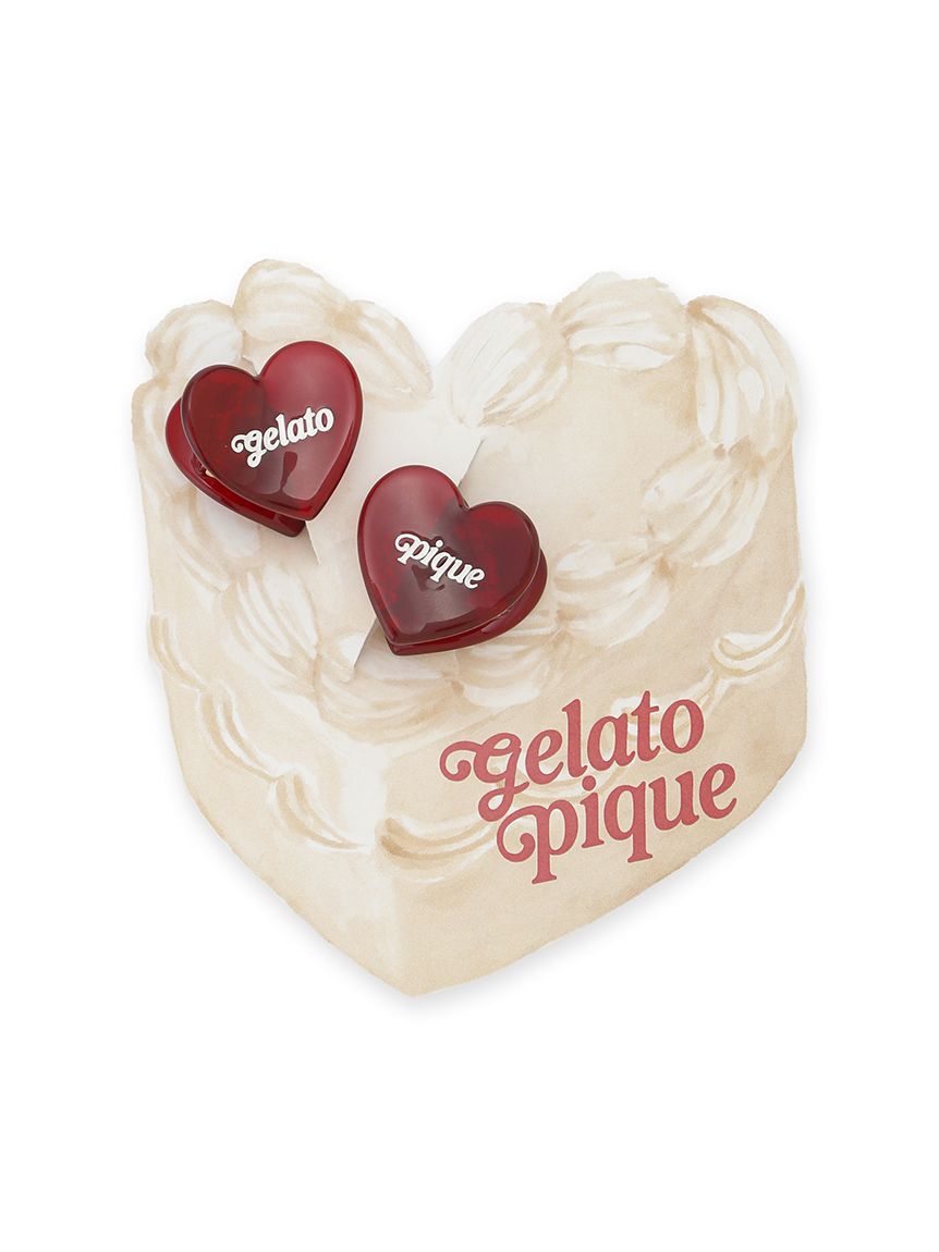 gelato pique「ハートミニヘアクリップ2点セット」|その他|