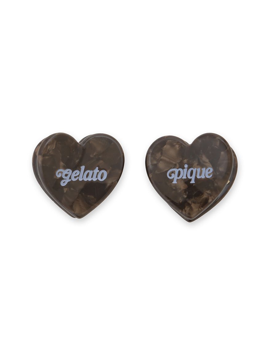 gelato pique「ハートミニヘアクリップ2点セット」|その他|
