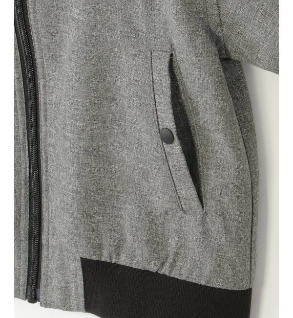 ikka kids「【親子おそろい】リネンライクリブブルゾン（110~160cm）」|その他|