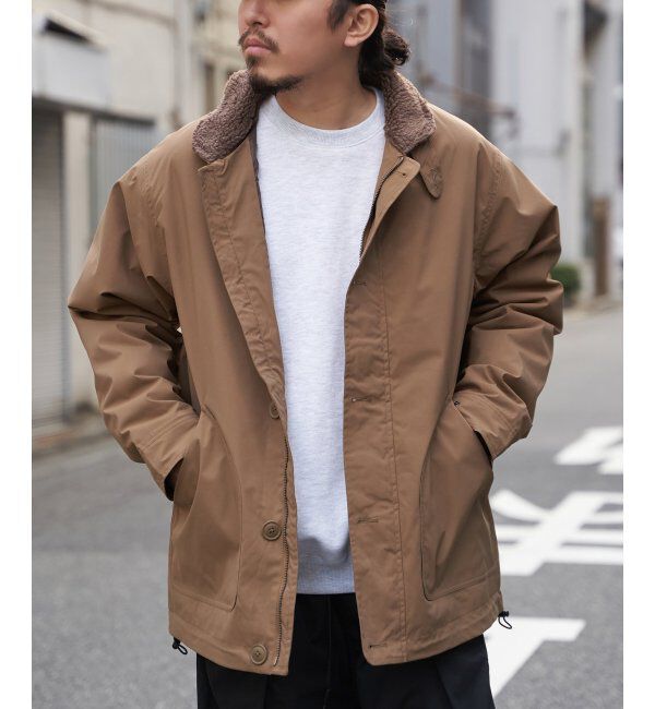 VENCE share style「襟ボアN-1デッキジャケット」|ブルゾン・スタジャン|