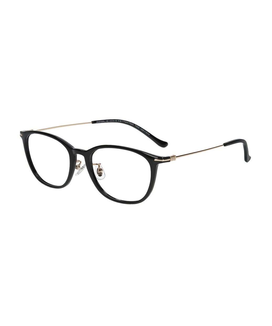  「Zoff ウェリントン型 メガネ｜ 軽量 ズレ落ち防止 CLASSIC レンズ交換券付き」|メガネ|ブラック