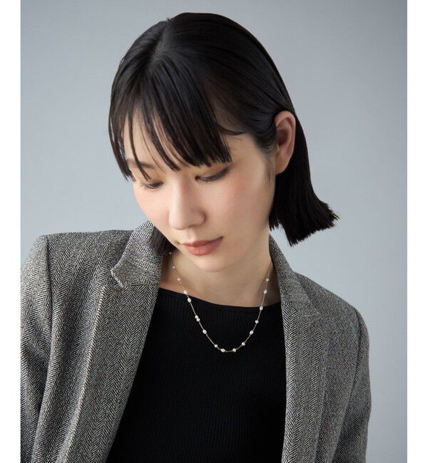 Jouete「ネックレス パール ステーション」|ネックレス|