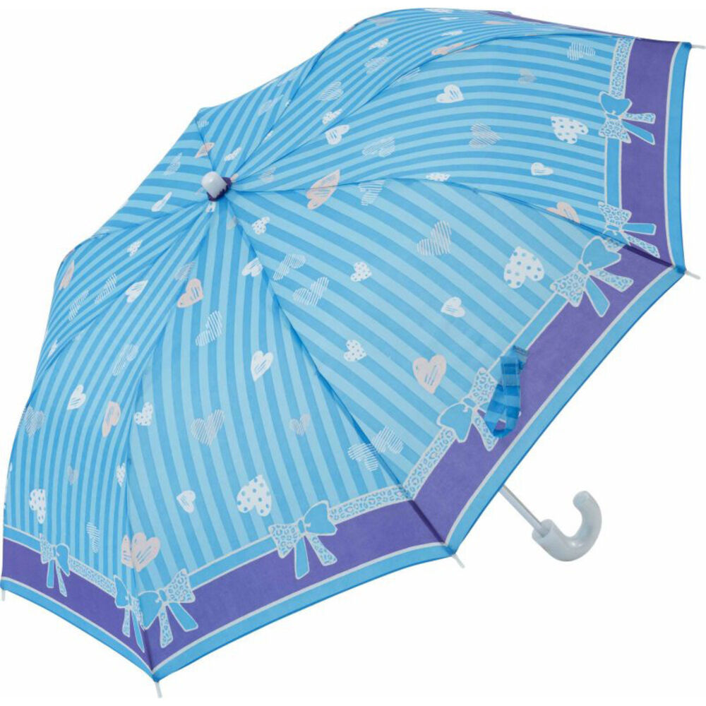 BACKYARD FAMILY「折りたたみ傘 キッズ 50cm 通販 傘 かさ 50センチ 雨傘 アンブレラ 子供 子ども 女の子」|傘|ブルー4