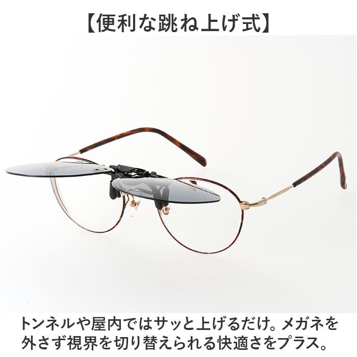 BACKYARD FAMILY「クリップオンサングラス 偏光 はねあげ 通販 日本製 BV-31 エロイコ 偏光サングラス」|サングラス|