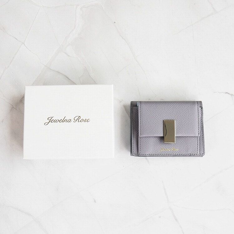 Jewelna Rose「Jewelna Rose ブリヨン・ウォレット 本革 三つ折り財布 15141」|財布|