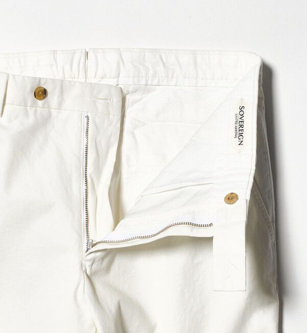 UNITED ARROWS「＜SOVEREIGN＞コットン ツイルノープリーツ ストレート パンツ」|チノ|