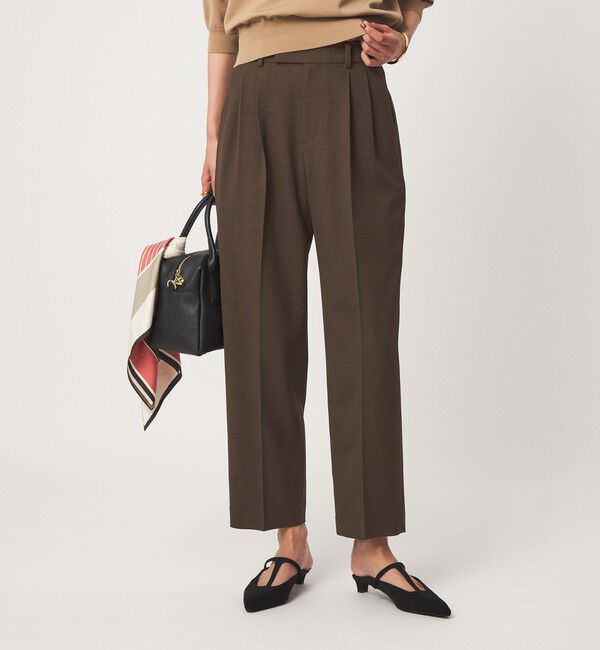 UNITED ARROWS green label relaxing「fleurie(フルリー) テーパード パンツ」|スラックス|