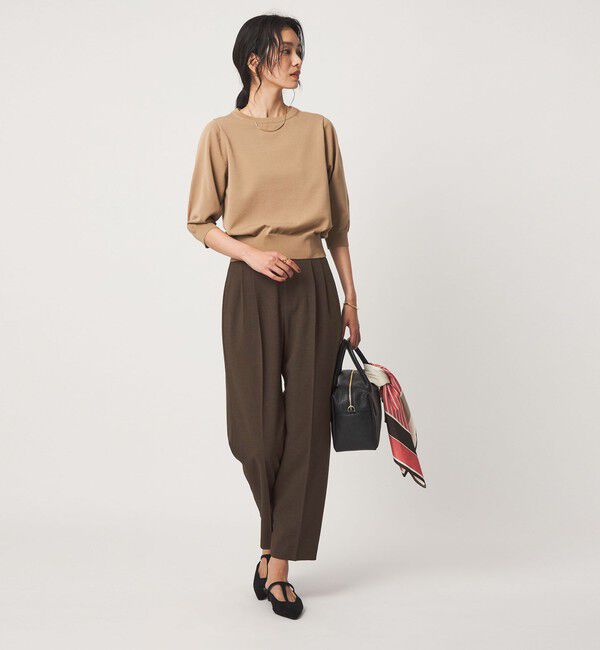 UNITED ARROWS green label relaxing「fleurie(フルリー) テーパード パンツ」|スラックス|