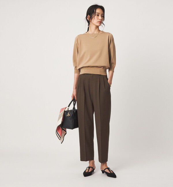 UNITED ARROWS green label relaxing「fleurie(フルリー) テーパード パンツ」|スラックス|