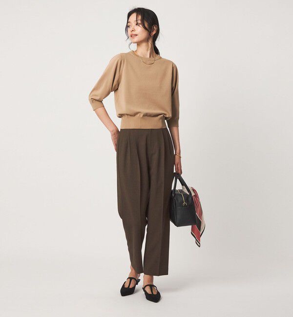 UNITED ARROWS green label relaxing「fleurie(フルリー) テーパード パンツ」|スラックス|