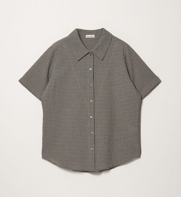 STEVEN ALAN「＜Steven Alan＞コットン サッカー ハーフスリーブ シャツ」|シャツ・ブラウス|