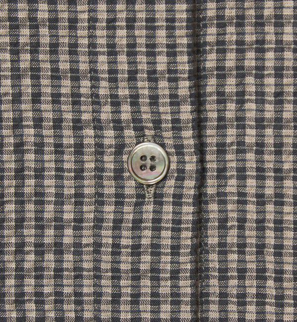 STEVEN ALAN「＜Steven Alan＞コットン サッカー ハーフスリーブ シャツ」|シャツ・ブラウス|