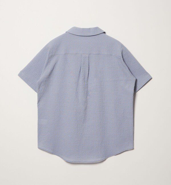 STEVEN ALAN「＜Steven Alan＞コットン サッカー ハーフスリーブ シャツ」|シャツ・ブラウス|