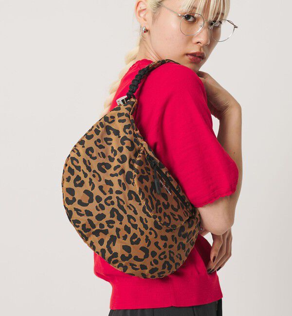 BEAUTY&YOUTH UNITED ARROWS「【別注】＜ADD CULUMN＞レオパード ナイロン ムーン ショルダーバッグ」|ショルダー・メッセンジャー|