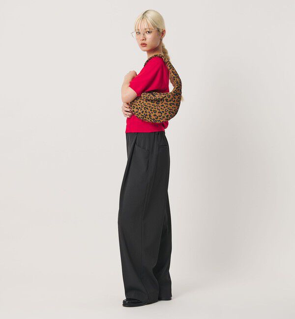 BEAUTY&YOUTH UNITED ARROWS「【別注】＜ADD CULUMN＞レオパード ナイロン ムーン ショルダーバッグ」|ショルダー・メッセンジャー|