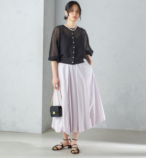 SHIPS for women「〈手洗い可能〉タック バルーン スカート 24SS ◇」|スカート|