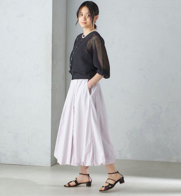 SHIPS for women「〈手洗い可能〉タック バルーン スカート 24SS ◇」|スカート|