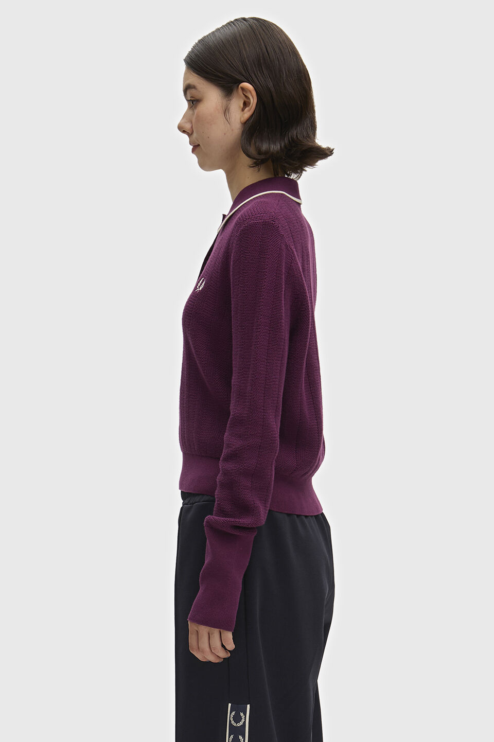 FRED PERRY 「FRED PERRY／Textured Knitted Shirt／テクスチャードニットポロシャツ」|Tシャツ・カットソー|