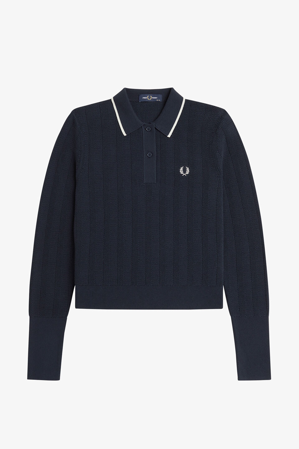FRED PERRY 「FRED PERRY／Textured Knitted Shirt／テクスチャードニットポロシャツ」|Tシャツ・カットソー|