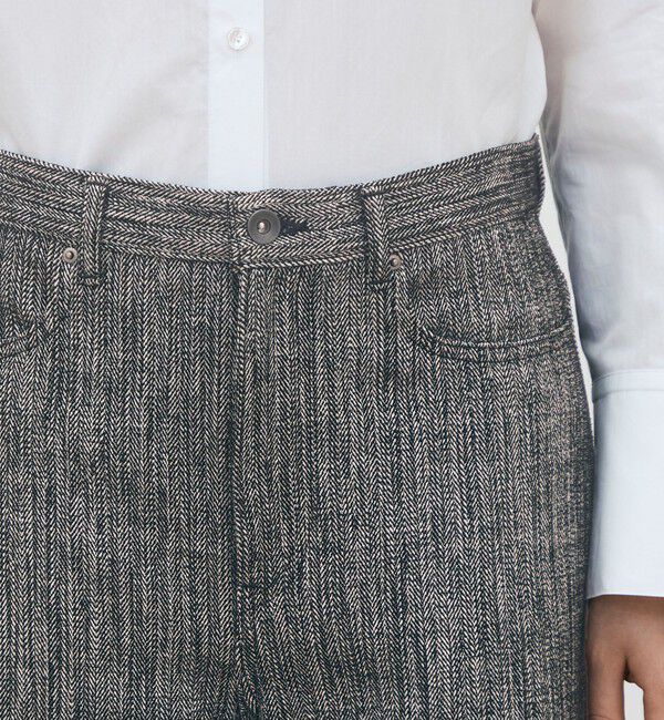 DES PRES「モールヤーンヘリンボーン ワイドパンツ」|その他|
