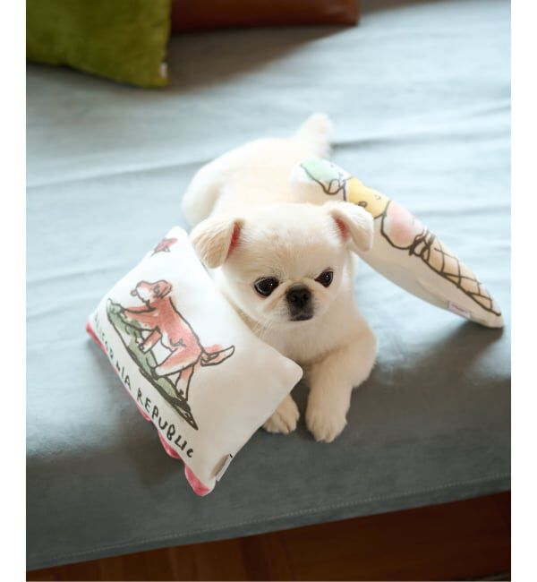 journal standard Furniture「【ヒラノトシユキ】JSF別注 FLAG TOY　ドッグトイ」|クッション・クッションカバー|
