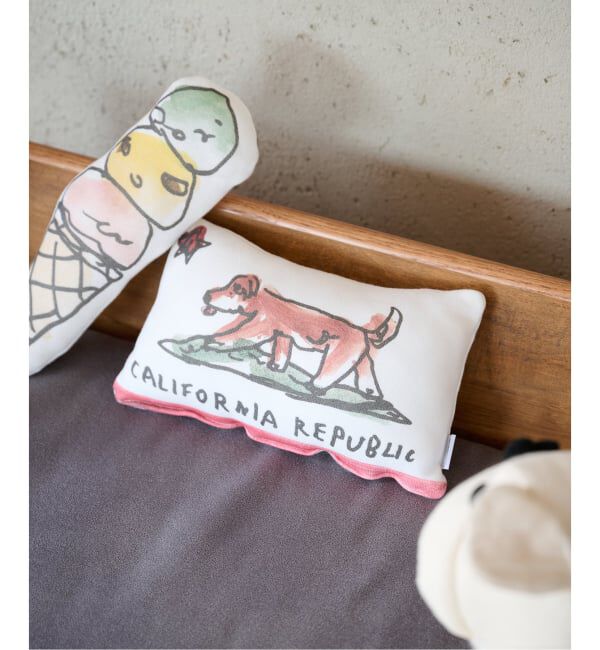 journal standard Furniture「【ヒラノトシユキ】JSF別注 FLAG TOY　ドッグトイ」|クッション・クッションカバー|