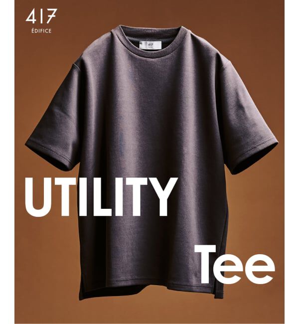 417 EDIFICE「utility everyday Tシャツ  &rdquo;接触冷感＆速乾＆アンチピリング&rdquo;」|Tシャツ・カットソー|グレー