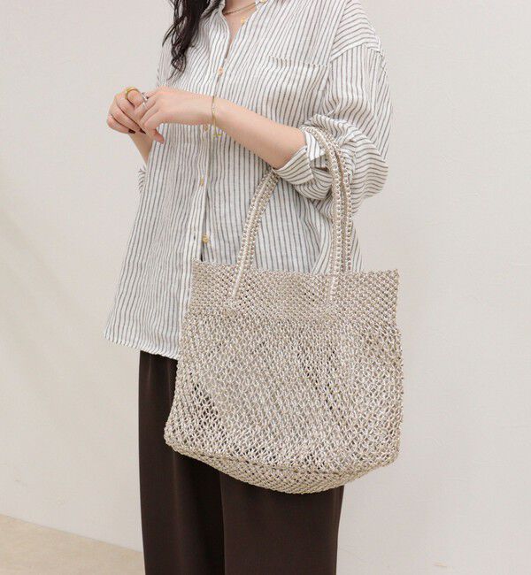 fredy emue「【BAGMATI/バグマティ】ラメコードメッシュトートバッグ」|トートバッグ|