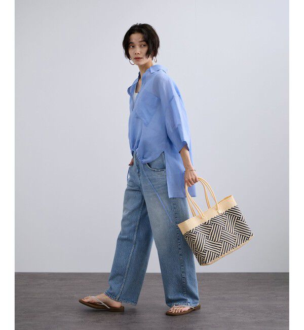 SALON adam et rope'「【Letra（レトラ）for SALON】PRAYA short S / ロングハンドル」|トートバッグ|