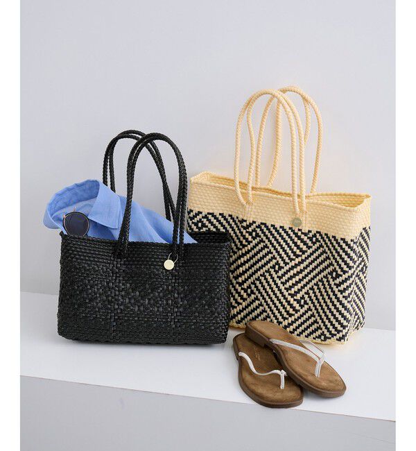 SALON adam et rope'「【Letra（レトラ）for SALON】PRAYA short S / ロングハンドル」|トートバッグ|