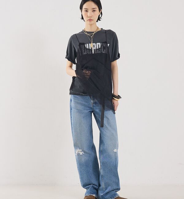 The Store by C' 「【REMI RELIEF】【別注】YOU ROCKツアーTee柄半袖カットソー」|Tシャツ・カットソー|