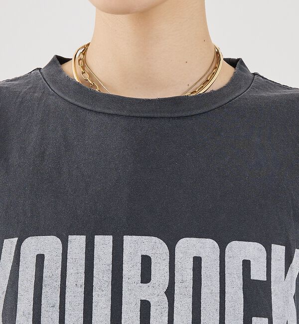 The Store by C' 「【REMI RELIEF】【別注】YOU ROCKツアーTee柄半袖カットソー」|Tシャツ・カットソー|