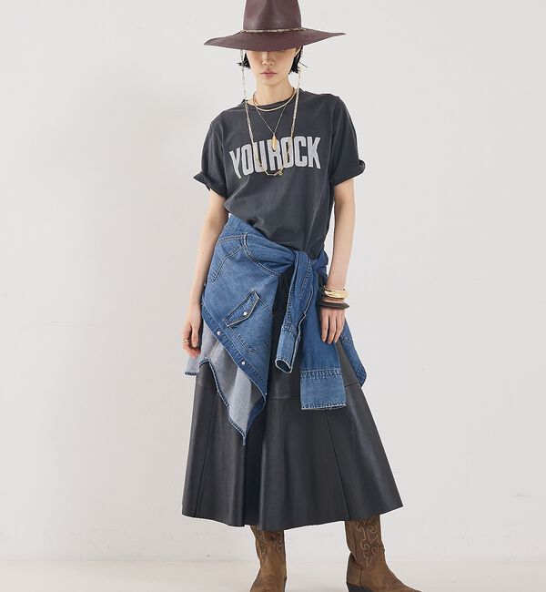 The Store by C' 「【REMI RELIEF】【別注】YOU ROCKツアーTee柄半袖カットソー」|Tシャツ・カットソー|