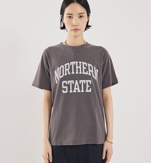 The Store by C' 「【REMI RELIEF】【別注】NORTHERN STATEロゴTシャツ」|Tシャツ・カットソー|