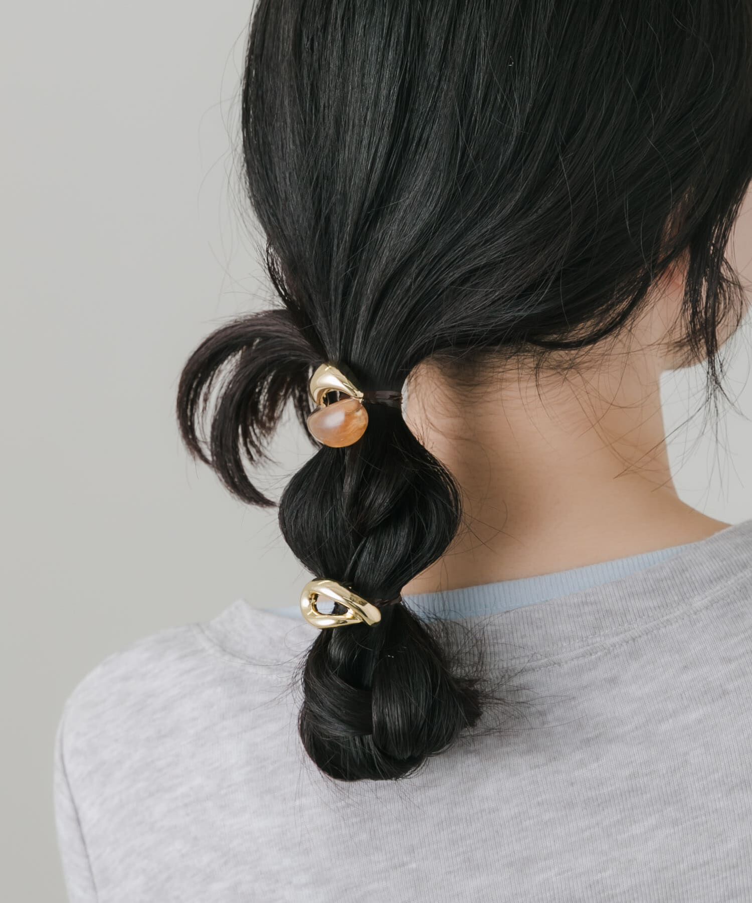 SMELLY「ニュアンスメタルカーブ2セットヘアカフ」|その他|