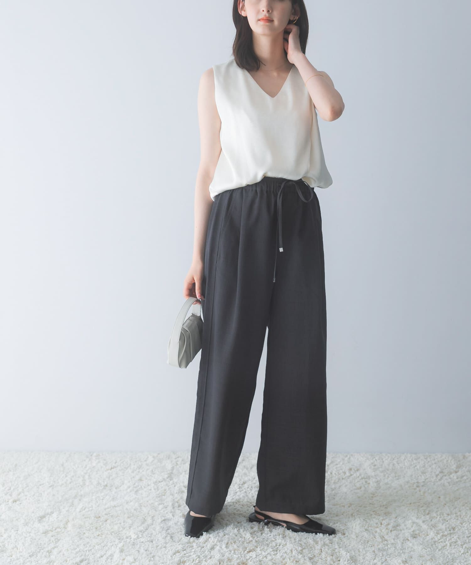 URBAN RESEARCH ROSSO「『UR TECH DRYLUXE』 イージードロストパンツ」|その他|