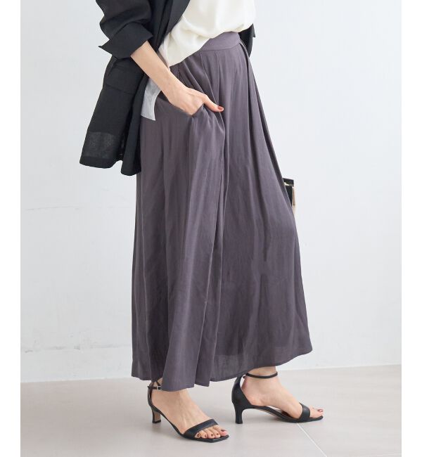  「リネンライクワイドパンツ」|その他|