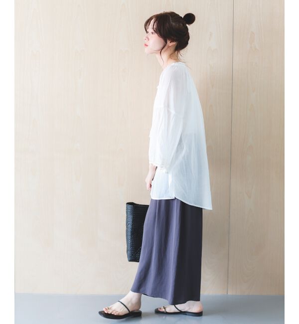  「リネンライクワイドパンツ」|その他|