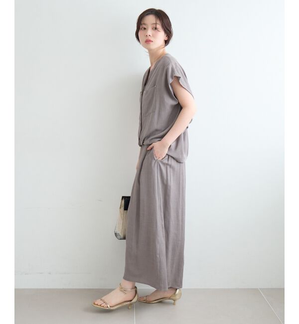  「リネンライクワイドパンツ」|その他|