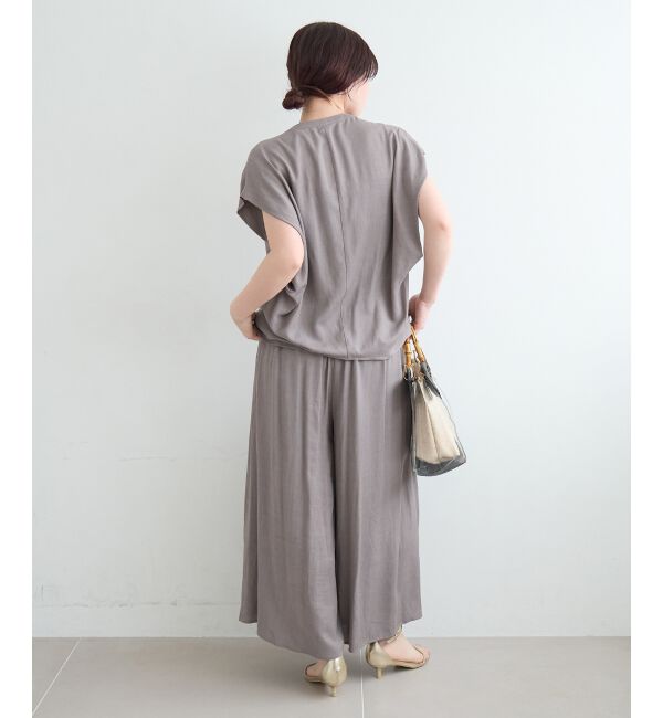  「リネンライクワイドパンツ」|その他|
