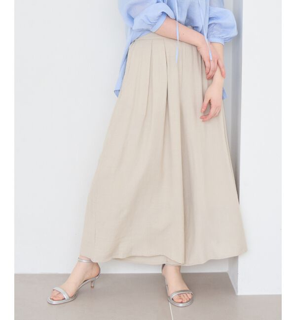  「リネンライクワイドパンツ」|その他|